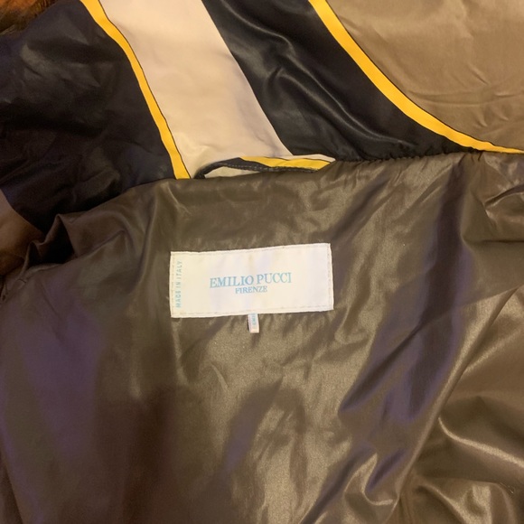 EMILIO PUCCI Goose down and fur puffer L - Picture 10 of 12